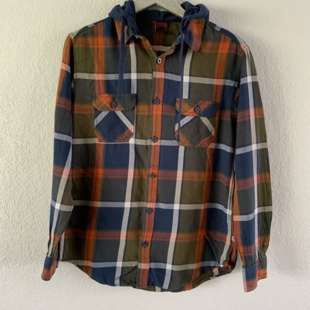 Tony Hawk Hooded Button Down Shirt
